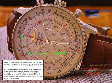 using slide rule in navitimer breitling|watch with slide rule bezel.